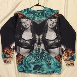 NWT TLC Crewneck Left Eye ONE SIZE FITS MOST