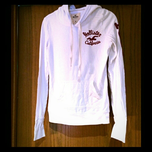 Hollister long sleeve hoodie shirt.