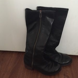 leather boots