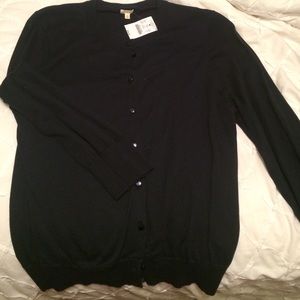 Navy J Crew Cardigan