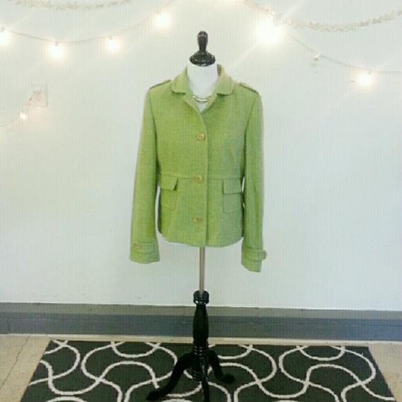🎉HP🎉Banana Republic Wool Green Jacket
