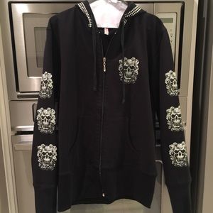 Black Blingy Hoody
