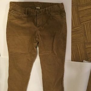 J.Crew vintage matchstick skinny leg Cords Sz 32R
