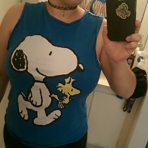 Snoopy cutout top