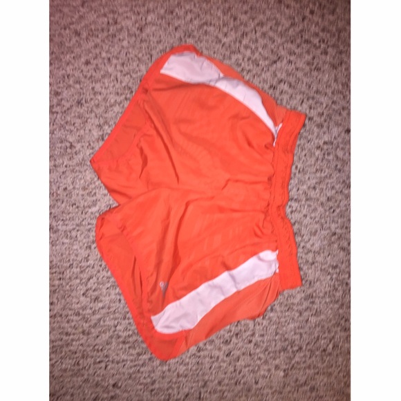 Orange Adidas Athletic Shorts