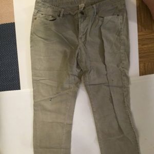 J.Crew celadon matchstick Cords Sz 32R