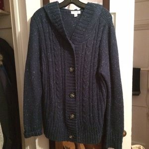 Navy Blue St. John's Bay Cardigan