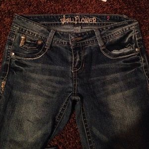 Wallflower jeans with bedazzled back pockets!