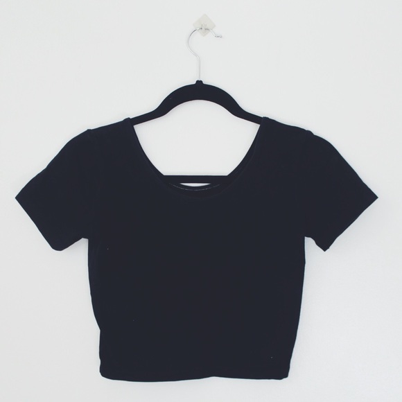 Black Crop Top
