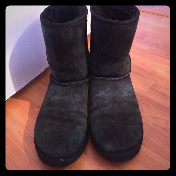 Black Ugg boots