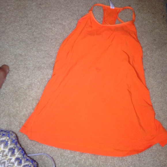 Orange tank top!