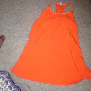 Orange tank top!