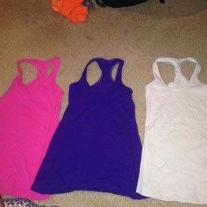 COOL RACERBACK LULU LEMON TANK TOPS!