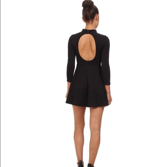 Free People black cutout backless dress NWOT - Picture 1 of 4