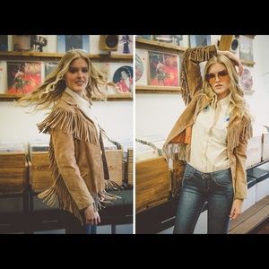 Boho Babe Vintage Fringe Jacket