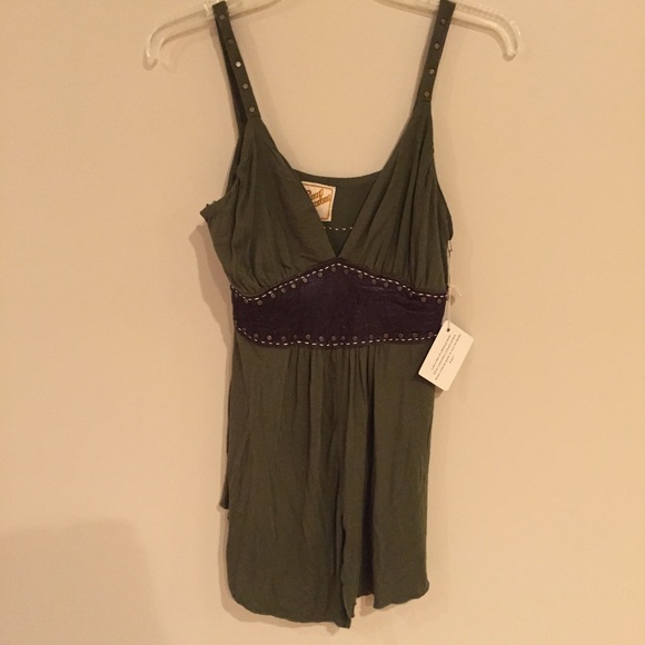 Soul Revival Olive Tank Top