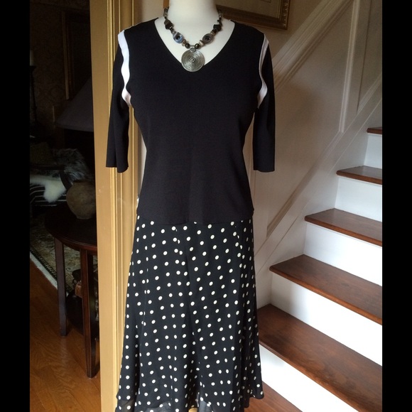 Jones New York Silk Polka Dot Skirt. NWOT - Picture 2 of 6
