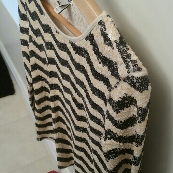 JCREW sequin long sleeve shirt! - Picture 3 of 4