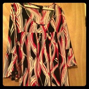 Retro designed flare shirt(14/16)