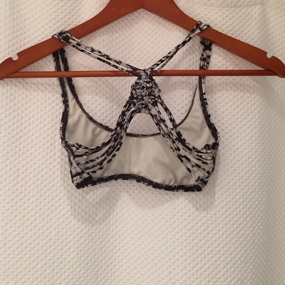 White and Black Bikini Top - Picture 2 of 2