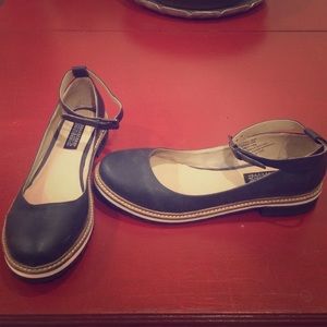 Deena & Ozzy Brushed Leather Mary Janes