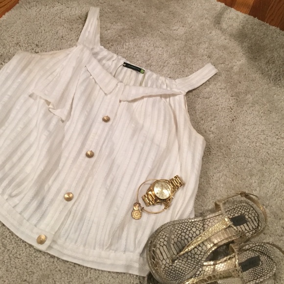 White summer top