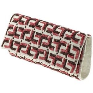 Roberta Freymann Geo Beaded Clutch