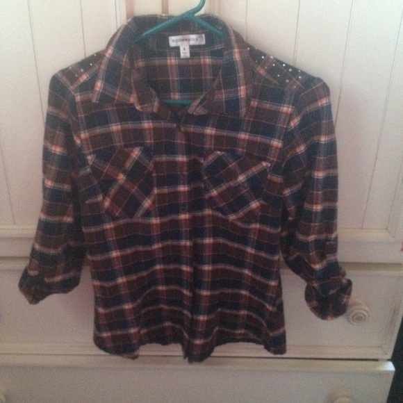 Plaid button up shirt