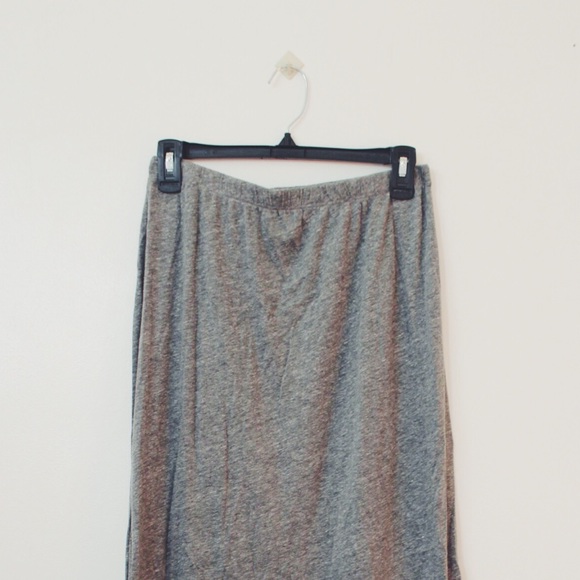 Grey Maxi Skirt