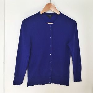 Royal Purple J. Crew Cardi