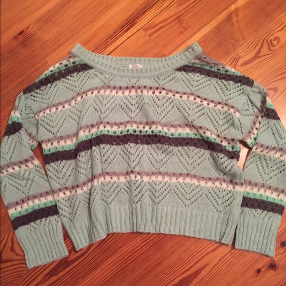 NWOT Mint blue sweater