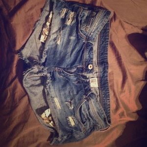 H&m cheetah shorts size 12