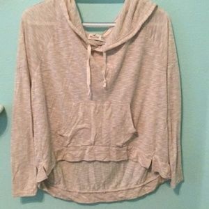 Beige lightweight hoodie