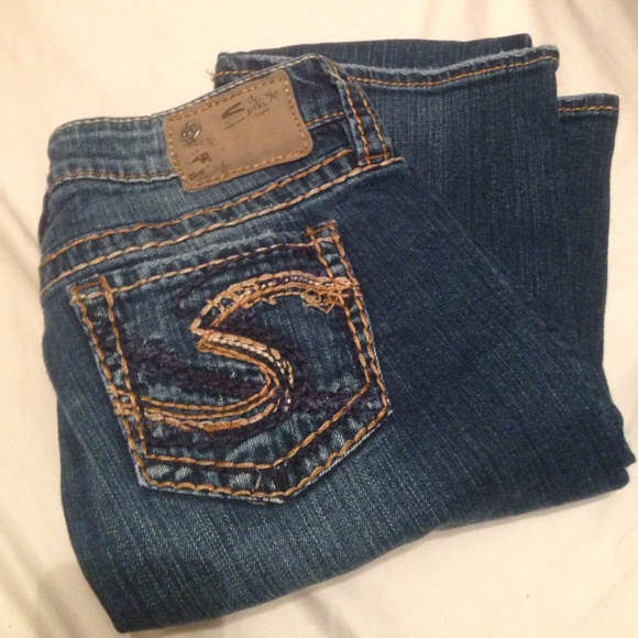 Never been worn! Silver jeans