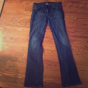Joes skinny boot cut dark wash jeans