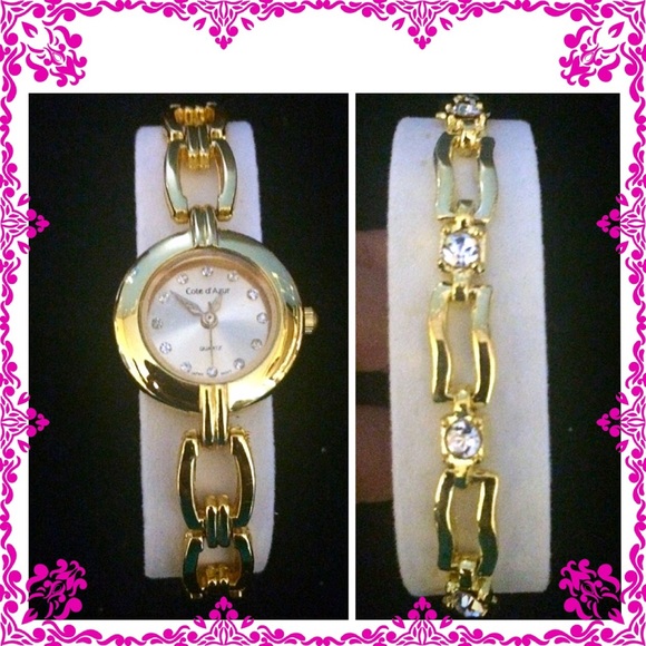 Cote D'Azur Gold Watch Set - Picture 3 of 4
