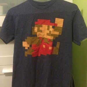 8-bit Mario men's tshirt