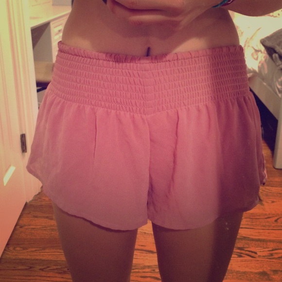 Forever 21 flowy shorts baby doll pink