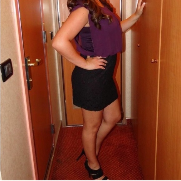 ❣ PRICE DROP Purple & Black Dress