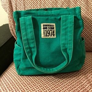 Converse One Star tote bag - teal/turquoise