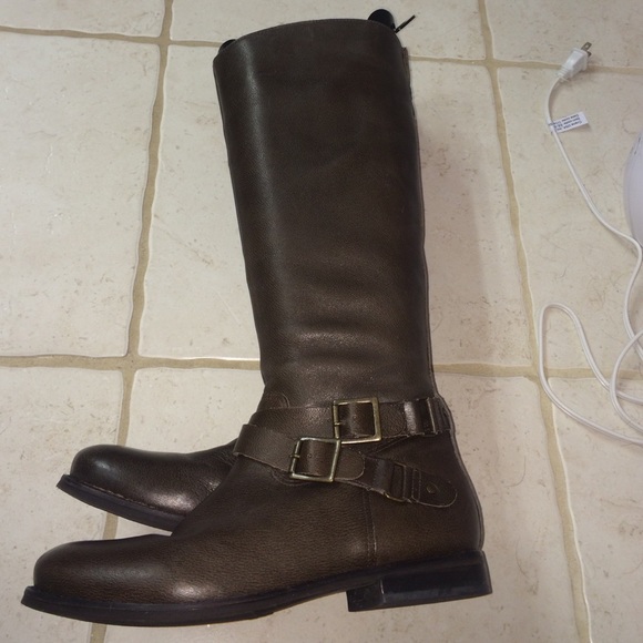 Matisse REAL LEATHER dark brown riding boots