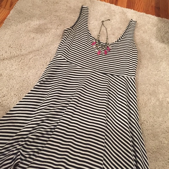 Strip dress
