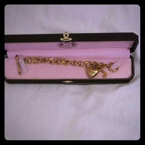 Juicy Couture Banner Heart Starter Bracelet
