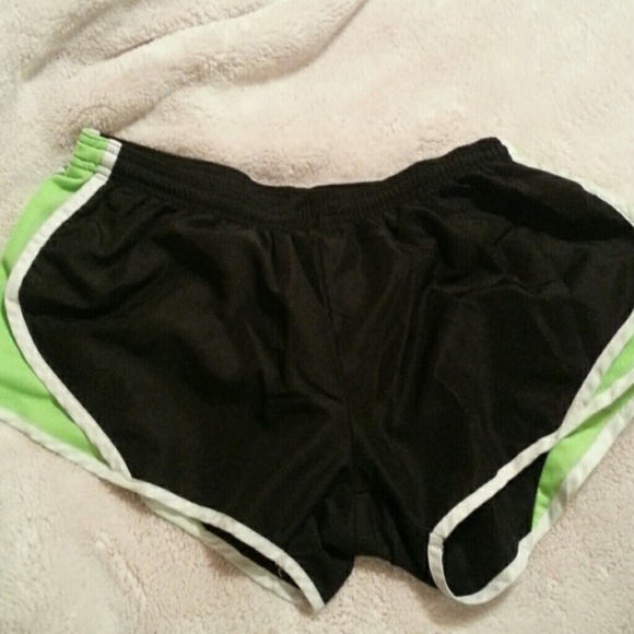 Black & Green Soffe Shorts