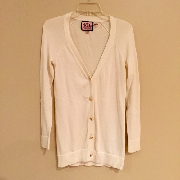 Juicy Couture White Cardigan