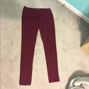 Merona maroon stretch pants