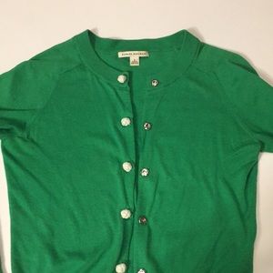 Kelly green Banana Republic cardigan