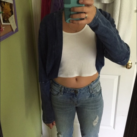 Forever 21 Tops - Acid wash cardigan