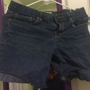Denim shorts