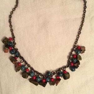 Natural Stones Beaded Choker